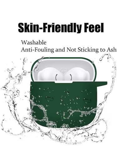 Huawei Freebuds Se 2 Uyumlu Yumuşak Silikon Kılıf+kanca Açık Mavi