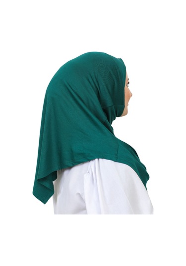 Hazır Giyim Türban Yumuşak Başörtü Şal - Zümrüt Zümrüt