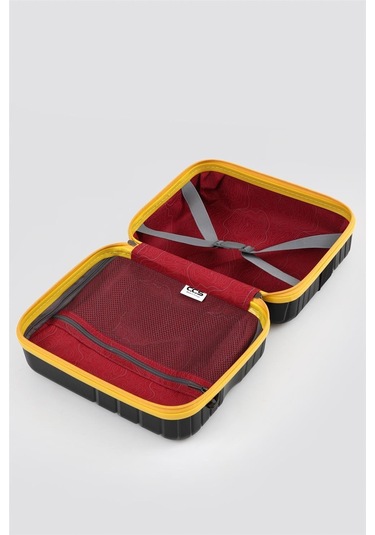 Ççs Unisex Makyaj Çantası C.ccs5240 Siyah-sarı