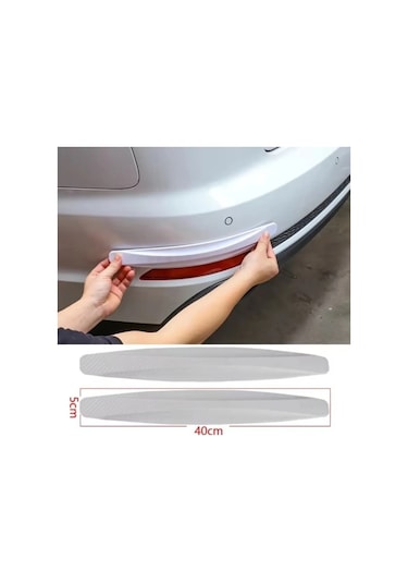 Peugeot 505 İle Uyumlu Esnek Tampon Koruma Bandı Yumuşak Koruyucu Şerit 2 Adet