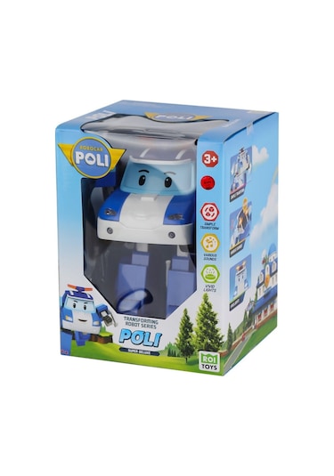 Polı Mrt-685 Sesli Ve Işıklı Robocar Poli Büyük Transforming Robot Poli