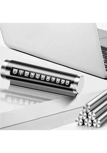 Alüminyum Kasa Siyah Renk Çevirmeli Numaratörü Torpido Aksesuar