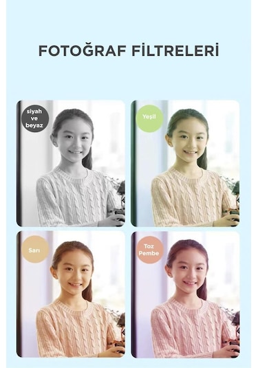 Torima Cmr-16 Pembe Mini 1080p Hd Çocuk Kamera Dijital Fotoğraf Makinesi 2.0 Inç Ekran 5 Adet Oyun