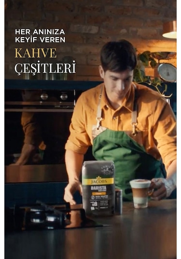 Jacobs Barista Editions Çekirdek Kahve %100 Arabica Espresso 4 x 1 KG