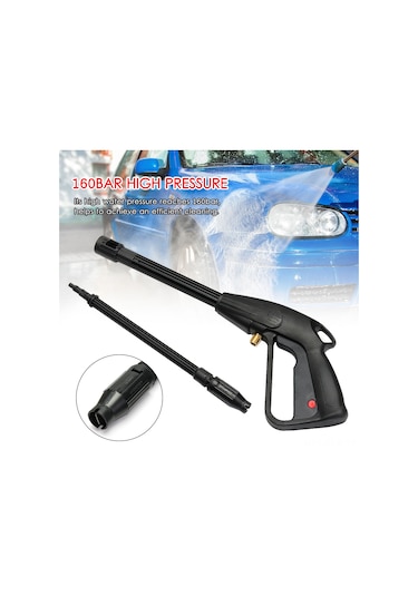 Xindoker 160bar Su Basıncı Yüksek Basınçlı Fırça, Uzun Gövdeli Temizlik Aleti, Araba Yıkama Ve Sulama İçin Uygun, Su Borusu Hariç