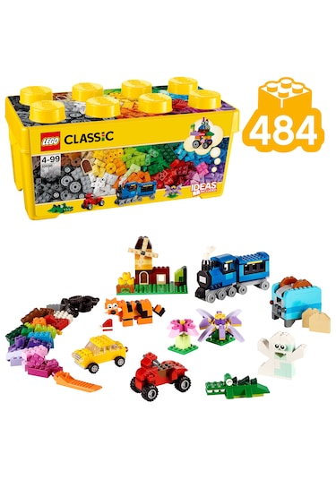 LEGO® Classic Orta Boy Yaratıcı Parçalar Yapım Kutusu 10696 4+ Yaratıcı Oyuncak Yapım Seti - 484 Parça
