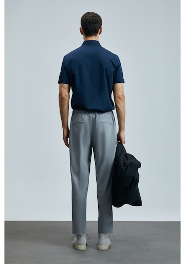 Lufian Erkek Sımon Smart Slim Fit Chino Pantolon 111190337 Gri Gri