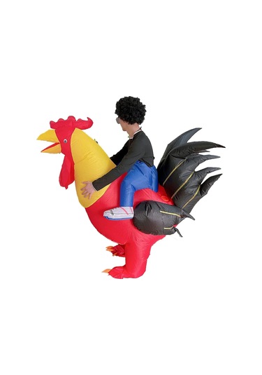 Şişme Horoz Kostüm, Şişme Süslü Elbise Ve Cadılar Bayramı