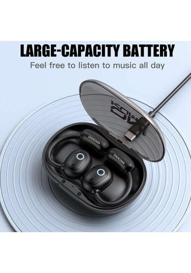Onıkuma T25 Sport Kablosuz Bluetooth Kulaklık Siyah