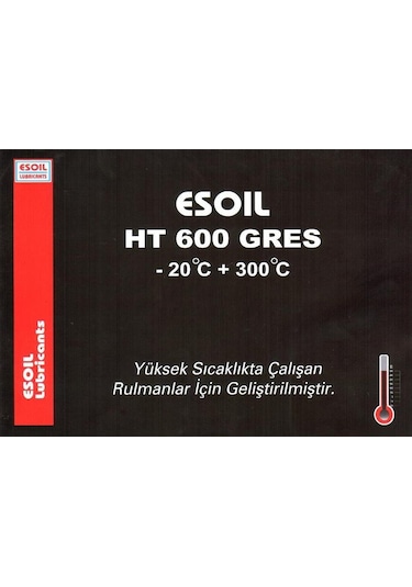 Esoil Ht 600 Yüksek Sıcağa Dayanıklı Beyaz Gres 1 KG