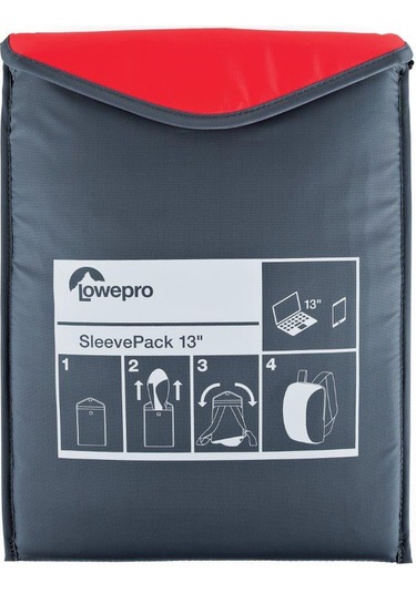 Lowepro Sleevepack 13 (Kırmızı/Gri)