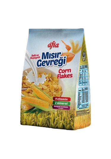 Afia Ballı Ruşeymli Mısır Gevreği 5 x 450 G