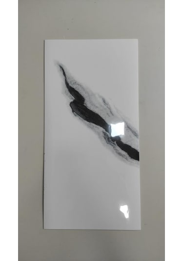 Yapışkanlı 1adet 30x60cm Siyaha Alaca Mermer Desenli Esnek Banyo Wc Duvar Paneli Kağıdı Bs8079-b