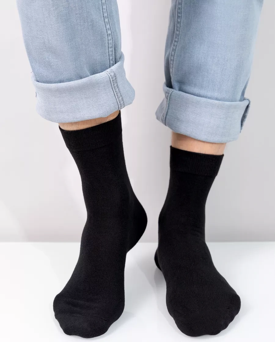 Twınsocks Siyah Yüksek Çorap Seti 243012281 Siyah