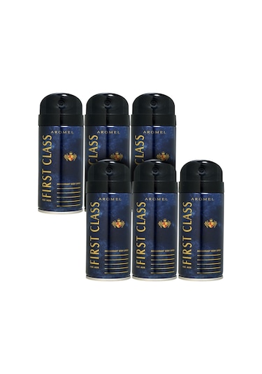Aromel First Class Erkek Deodorant 150 ML x 6