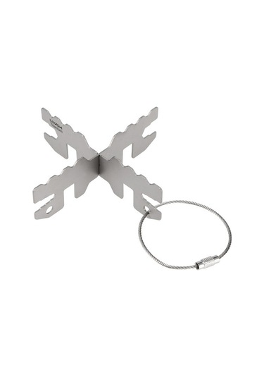 Ganzhoushop Titanyum Standı Soba Rafı Lixada-lixada Çapraz Alkol Açık,y8266-3 Ng Gümüş