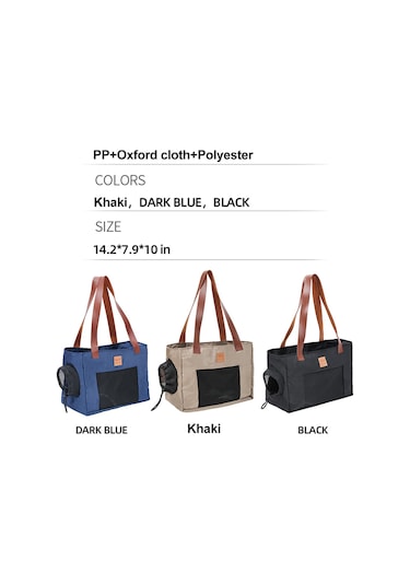 Samdoo Küçük Köpek Ve Kedi Taşıyıcı: Oxford Kumaş Dayanıklı Outdoor Sırt Çantası, Soluk Ve Temiz Kalıcı Siyah Renk