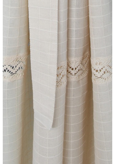 Dantelli Perde Krem