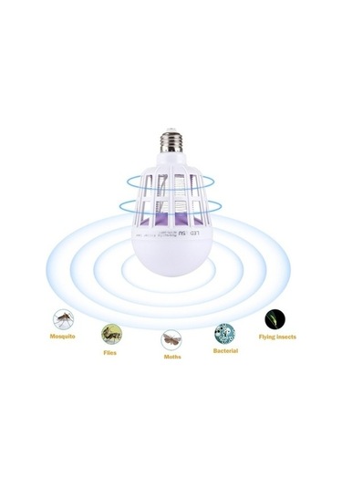 Fastbuy E27 15w Beyaz Mor Led Sivrisinek Öldürücü Lamba 365nm 175-265v 5177