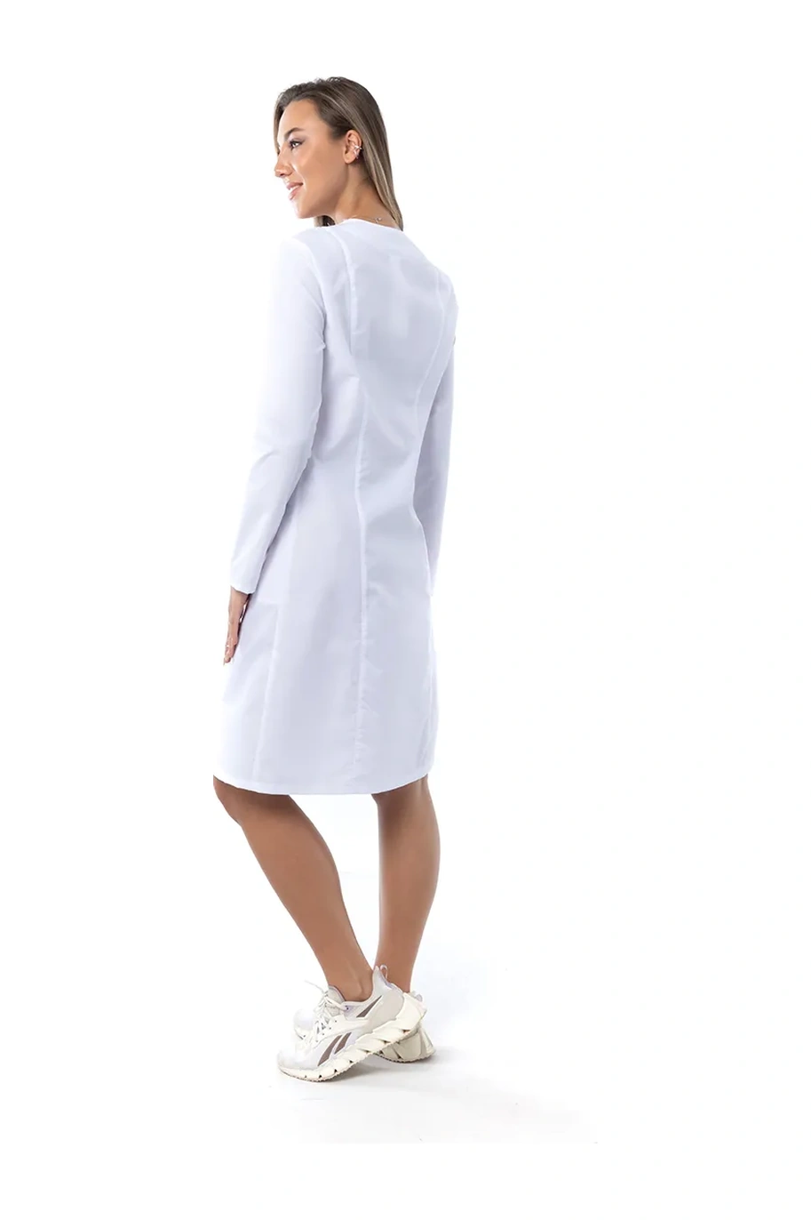 Sklass Uzun Kollu Medikal Önlük 291464492 Beyaz