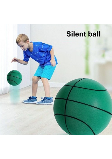 Ranyeek Sessiz Çocuk Basketbol Topu - İç Mekan Antrenmanı İçin Yumuşak Ve Hafif 7 No'lu Portakal Renkli Top