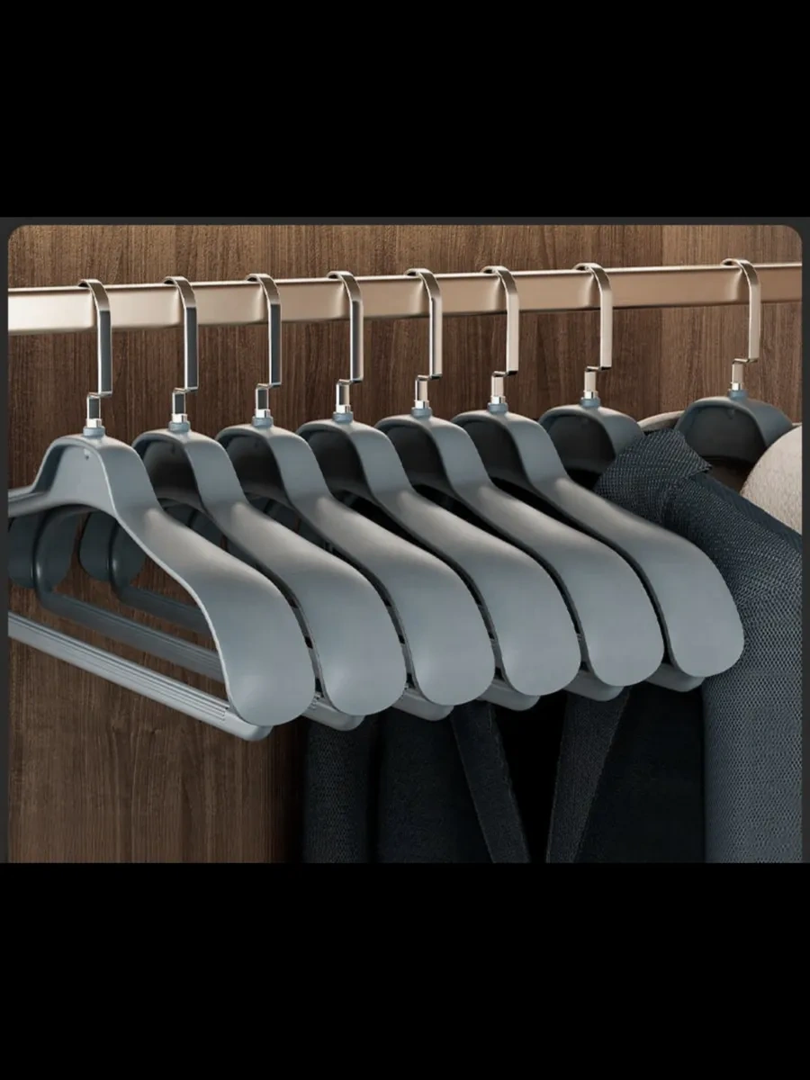 5 Adet Giysi Askısı 333995231 Koyu Gri