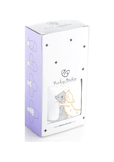 Love Story Picky Baby Tekli Organik Müslin Çok Renkli