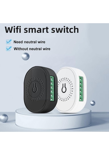 Zigbee Tuya 2 Yollu Mini Akıllı Anahtar 16a Tmz02