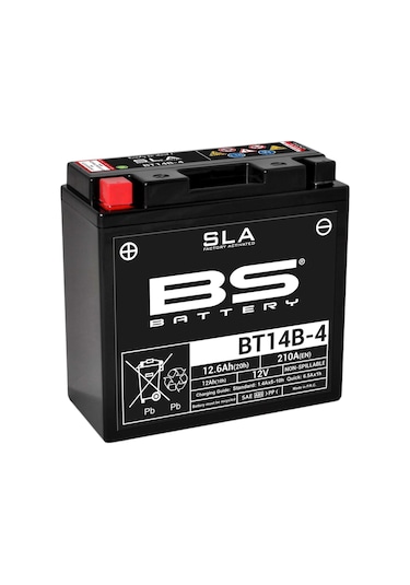Bs Battery Bt14b-4 Sla Motosiklet Aküsü Sla Tipi