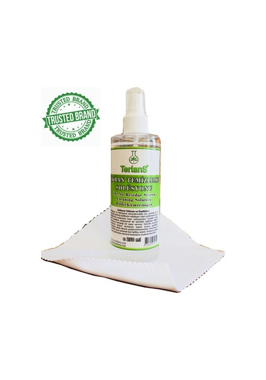 Terlans Profesyonel Ekran Temizleyici 250 ML + Hassas Yüzey Bezi