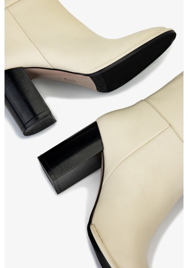 Valmenti Kadın Hakiki Deri Beyaz Casual Çizme 1046 6033 Bn Czm Sk24-25 Beyaz Dr Beyaz