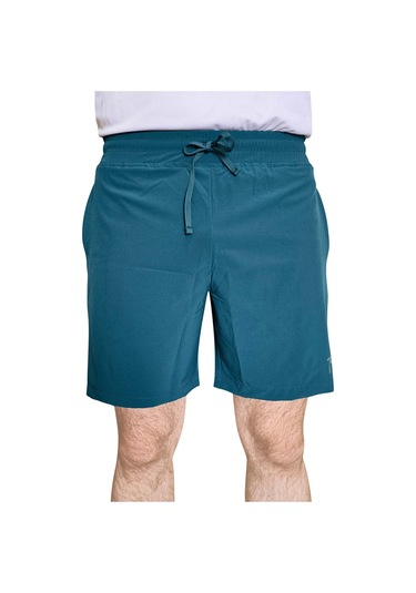 Raru Dokuma Şort Perdo Petrol