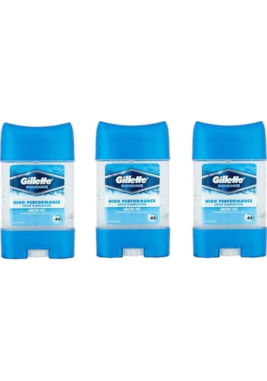 Gillette Arctic Ice Erkek Deodorant Jel 70 ML x 3