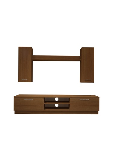 Decoraktiv Eko 5db Mdf Dvd Tv Ünitesi Tv Sehpası Ceviz