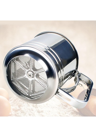 Suntek Un Elek Manuel El İnce Örgü Mutfak Fincan Pişirme