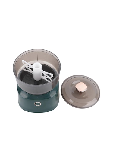 Elektrikli Kıyma Makinesi Elektrikli Soyma Sarımsak Ezici Mutfak Gıda Doğrayıcı Usb Şarjlı Kıyma Makinesi Sebze Doğrayıcı Mutfak Aletleri Yeşil Siyah