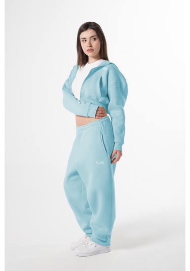 Flaw Flex Tech Oversize Eşofman-28820 Bebek Mavisi