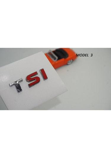 Volkswagen Tsi Bagaj Krom Abs 3M 3D Logo Amblem 3