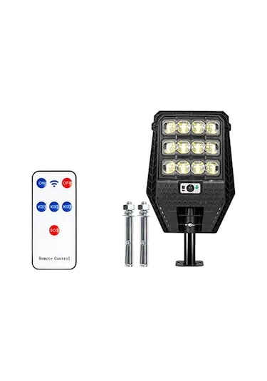 Cbtx W7208-3 Dış Mekan Su Geçirmez Ev Bahçe Lambası Güneş Enerjili Led Parlak Bahçe Lambası 3 Sıra Diğer