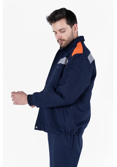 Çift Renkli Mont Pantolon İş Takımı