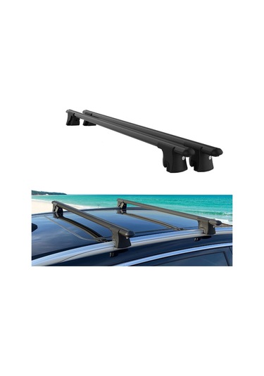 Byd Atto 3 Ev 2023-2025 İçin Araç Üstü Portbagaj Taşıma Barları, Alüminyum Çapraz Tavan Barları 2 Adet Ara Atkı - Siyah