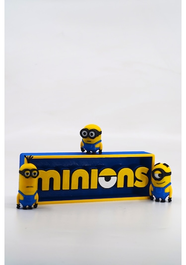 Minions Figür Ve Logo Seti