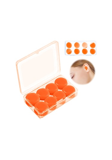 Uyku İçin Silikon Kulak Tıkacı, Yetişkinler Ve Çocuklar İçin Kalıplanabilir Gürültü Azaltıcılı 6 Çift Set, Su Geçirmez, Seyahat İçin Hazır