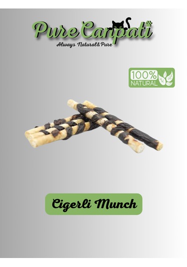 Purecanpati Ciğer Sarılı Munchy 70 G