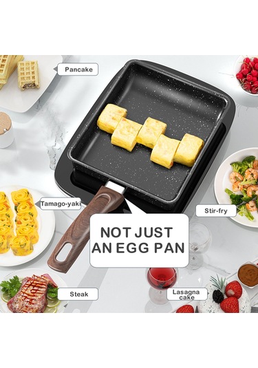 Tamagoyaki Japon Omlet Tavası Siyah Diğer