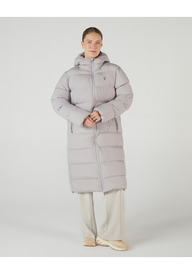 Skechers W Outerwear Puffer Jacket Kadın Gri Mont S242132-032 Gri