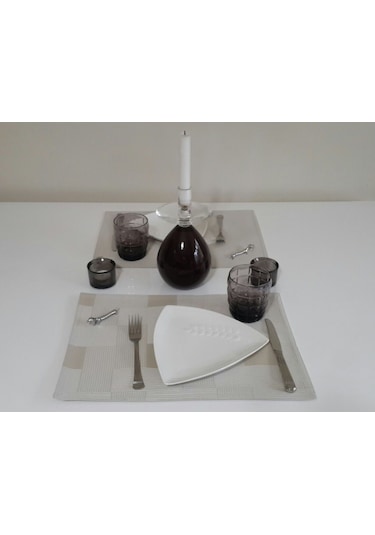 Amerikan Servis Caren Plain 32 x 45 CM Bej - 2'li Bej