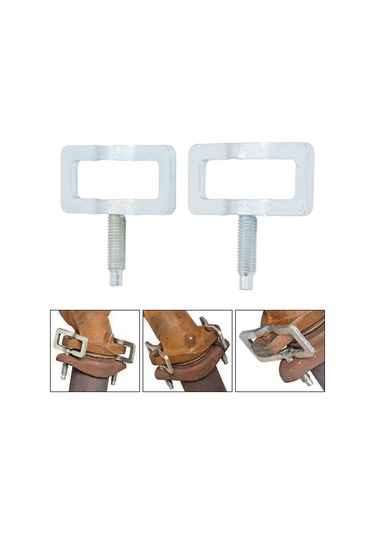 Yuntech01 Ford F-150 V8 Truck İçin 2 Adet Metal Eşyalı Egzos Manifold Sıkma Tamir Seti - Kırık/ruslu Cıvatalardan Kaynaklanan Egzos Sızıntılarını Tamir Eder