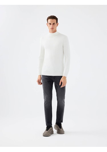 Loft Regular Fit Beyaz Erkek Kazak Lf2041623 Beyaz