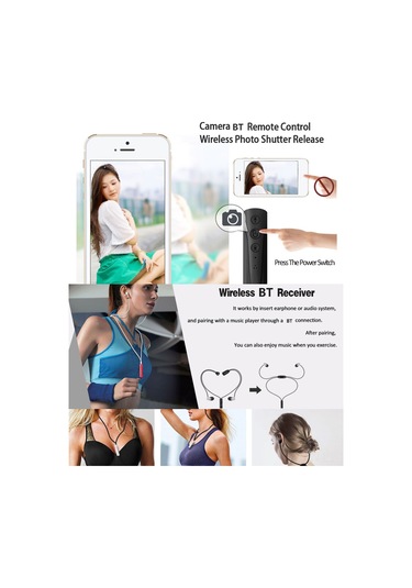 Yunboo Kablosuz Bluetooth Alıcı - Taşınabilir 4.1 Ses Adaptörü, Araç Ve Hoparlörler İçin Kablosuz Müzik Keyfi